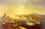 Ambroise-Louis Garneray The Naval Battle of Navarino oil painting reproduction